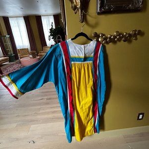 Vintage Saybury Color Block House Dress